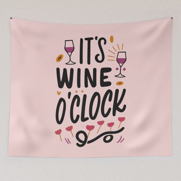 Item preview, It´s Wine O´Clock designed and sold by Sketch-Shack.