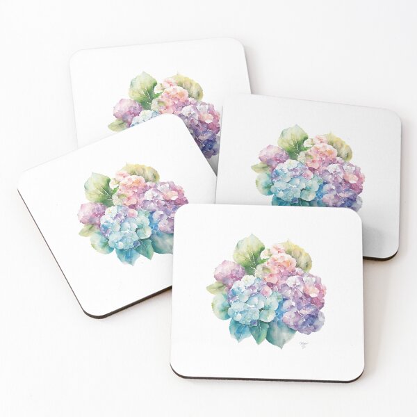 Item preview, Hydrangea C Portrait in Watercolor & Pen designed and sold by Oldetimemercan.