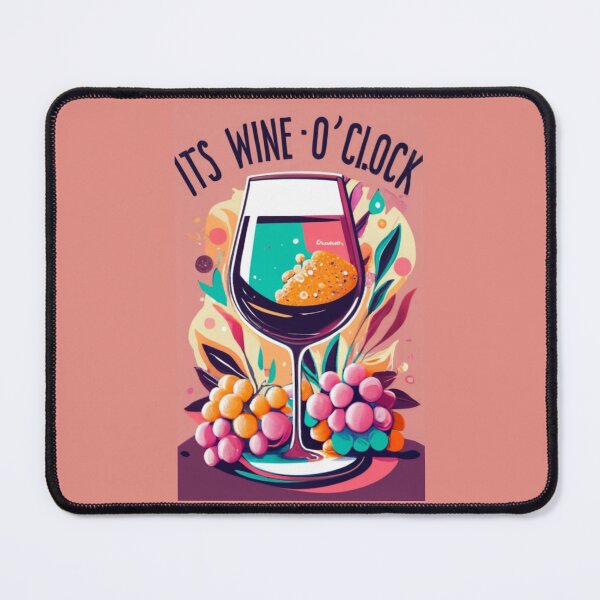 Item preview, It´s Wine O´Clock designed and sold by Sketch-Shack.