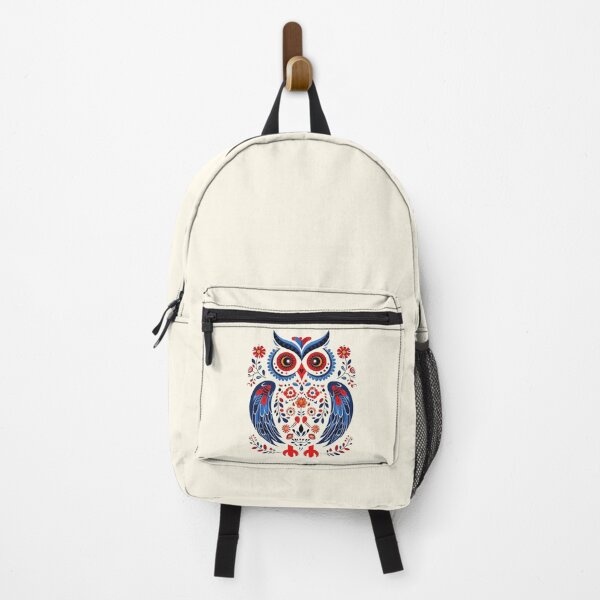 Item preview, Scandinavian Folk Art Animals - Scandinavian Owl designed and sold by khachiche.