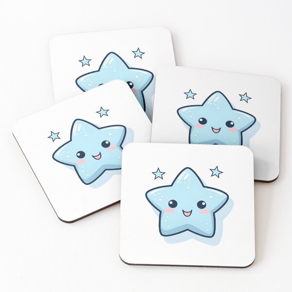 Item preview, Cartoon Style Cute Starts Sticker, wall arts, Art Prints and More designed and sold by Kevin Lou.