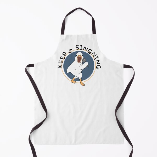 Item preview, Funny Happy Duck Keep Signing designed and sold by ViewerEqualsPhoton.
