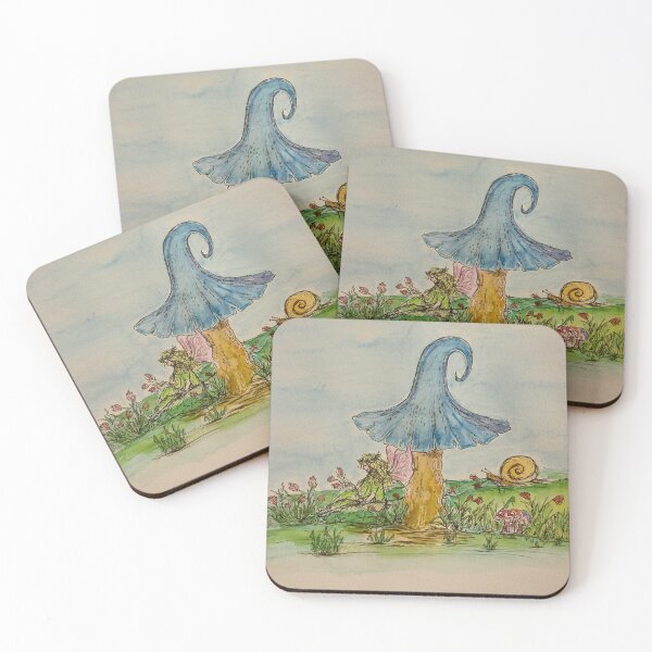 Item preview, The fairy and the mushroom designed and sold by Annabellepaints.