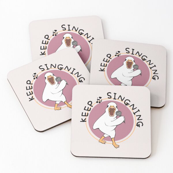 Item preview, Funny Happy Duck Keep Signing Music designed and sold by ViewerEqualsPhoton.
