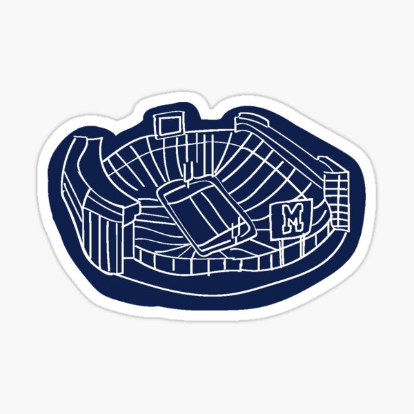 Item preview, The Big House Cartoon (Blue)  designed and sold by umichy sticky co..