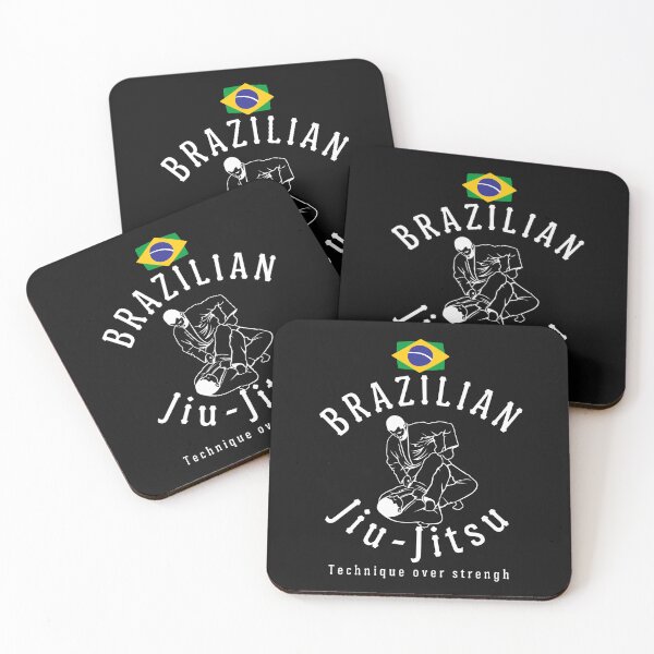 Item preview, Brazilian Jiu-Jitsu with Brazilian Flag, BJJ, Jiu Jitsu, MMA,  designed and sold by Mariana Piana.
