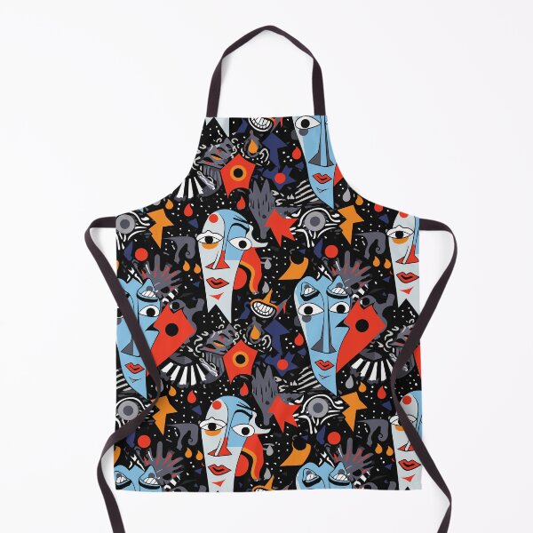Item preview, Abstract Portaits and Shapes Pattern designed and sold by ShantyShawn.