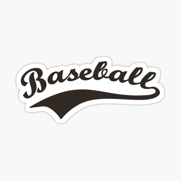 "Baseball Logo" Sticker for Sale by OlympusMons Redbubble