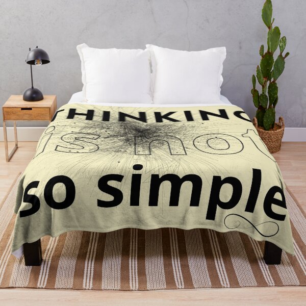 Item preview, Thinking is not so simple designed and sold by studio468.