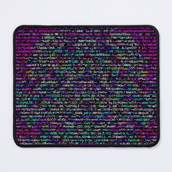 Item preview, Computer Crash ASCII Code-BrightV2 designed and sold by SSSowers.
