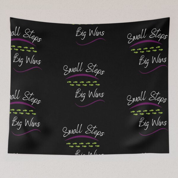 Item preview, Small Steps Big Wins - success quotes designed and sold by vaggleTown.