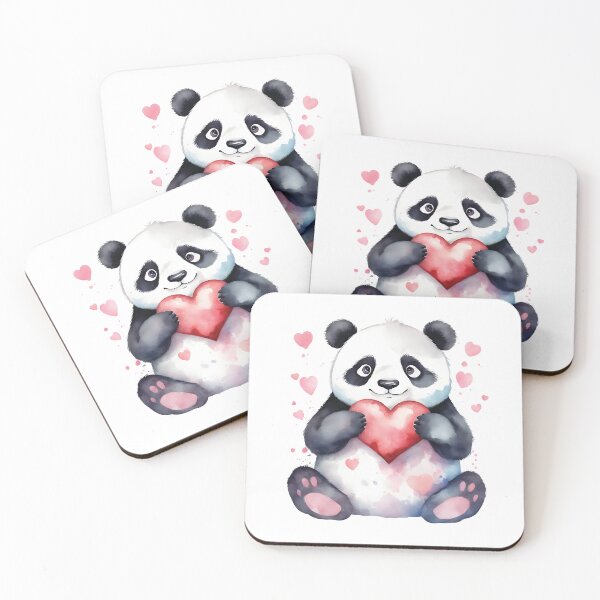 Item preview, Adorable panda in love designed and sold by studiomrska.