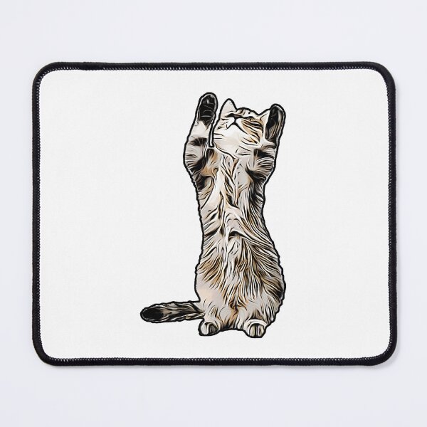 Item preview, Cat standing on its hind legs designed and sold by thebigleebowski.