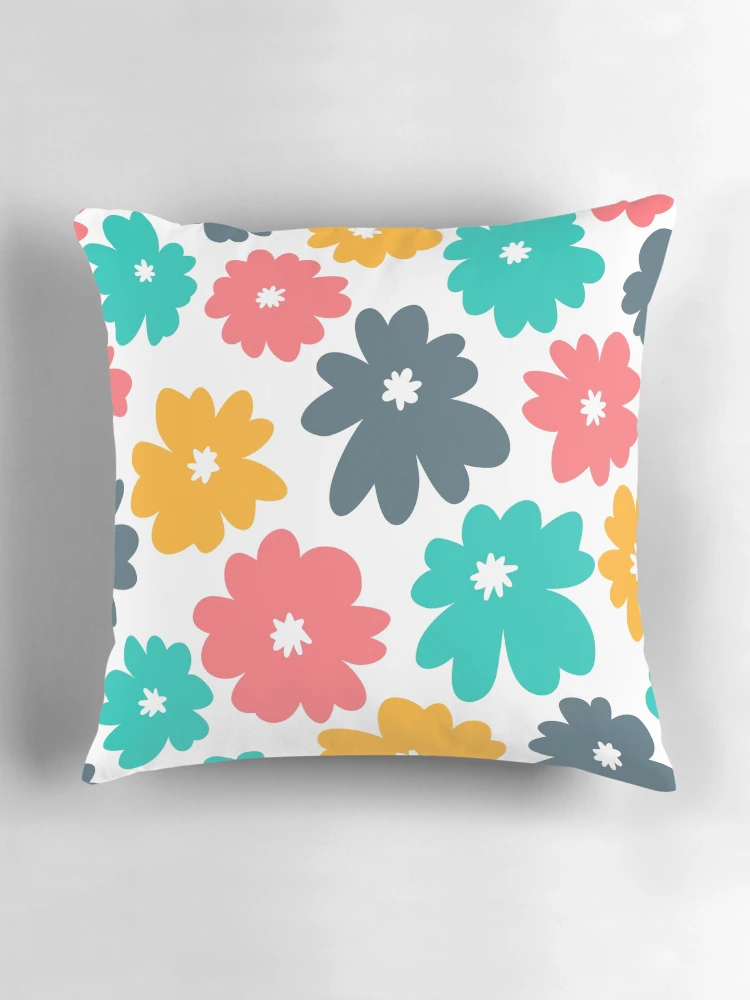 Thumbnail 3 of 4, Pillow, Colorful Roses Garden III designed and sold by InfinityPattern.