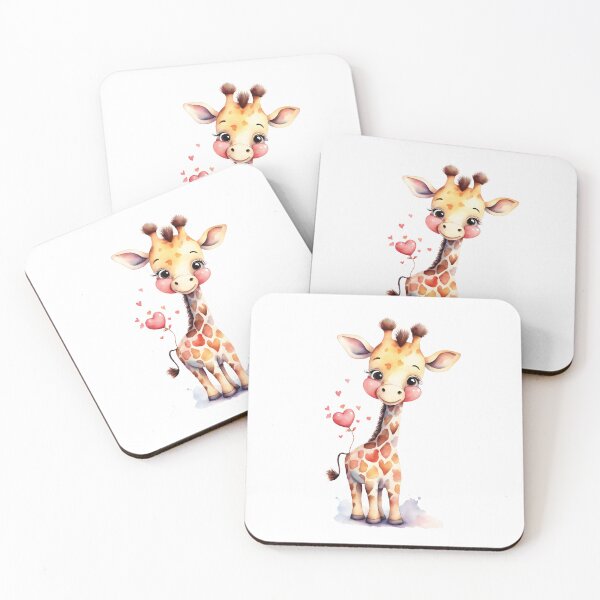Item preview, Adorable giraffe in love designed and sold by studiomrska.