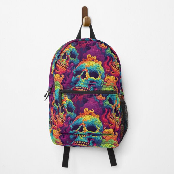 Item preview, Trippy Melting Psychedelic Skulls designed and sold by ShantyShawn.