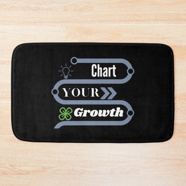 Item preview, Chart Your Growth -Motivational quotes designed and sold by vaggleTown.
