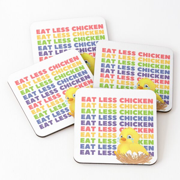 Item preview, Eat less chicken designed and sold by studio468.