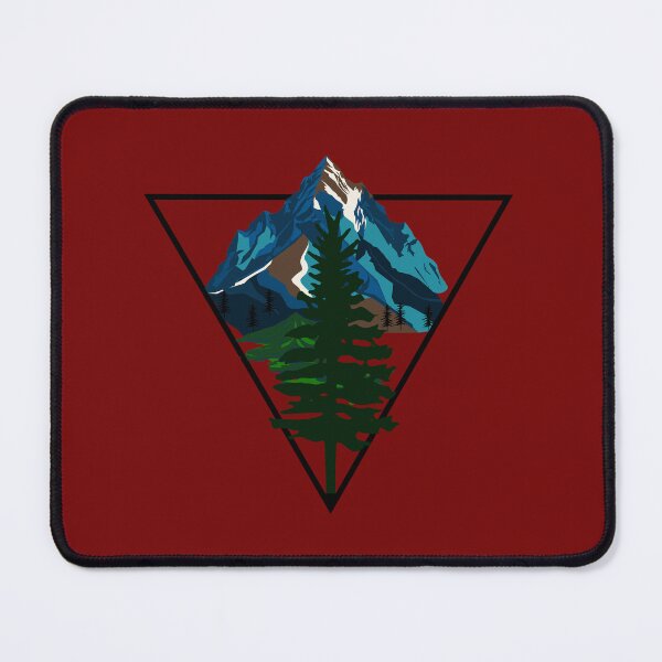 Item preview, Evergreen Mountain |  Outdoor design | Triangle and Pines designed and sold by Art-by-Geoff.