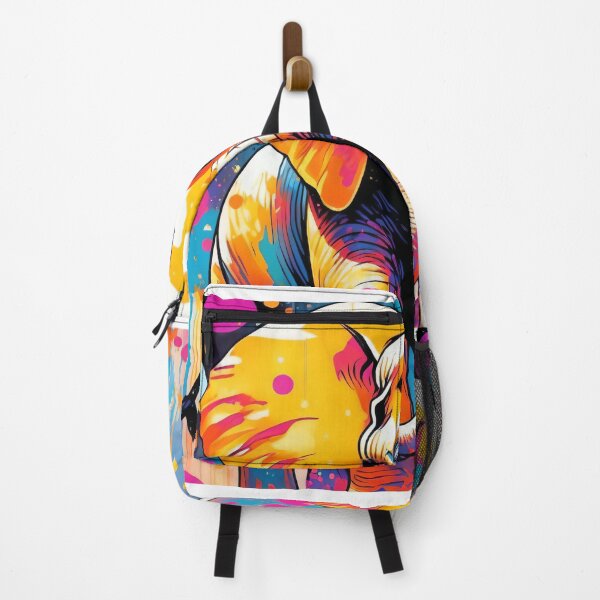 Item preview, Rainbow splash paint elephant designed and sold by KenVulf.