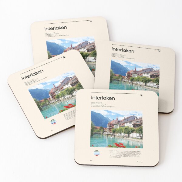 Artikelvorschau, Besuchen Sie Interlaken, Schweiz (Reiseplakat) entworfen und verkauft von RabbitK.