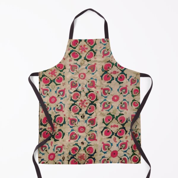 Item preview, Antique Uzbekistan Suzani Floral Print designed and sold by Vicky Brago-Mitchell®.