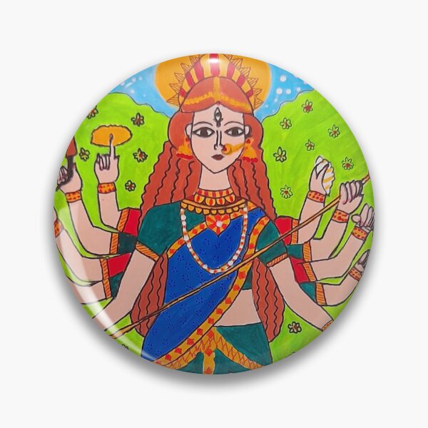 Item preview, Maa Durga designed and sold by Kiruthikaarts.