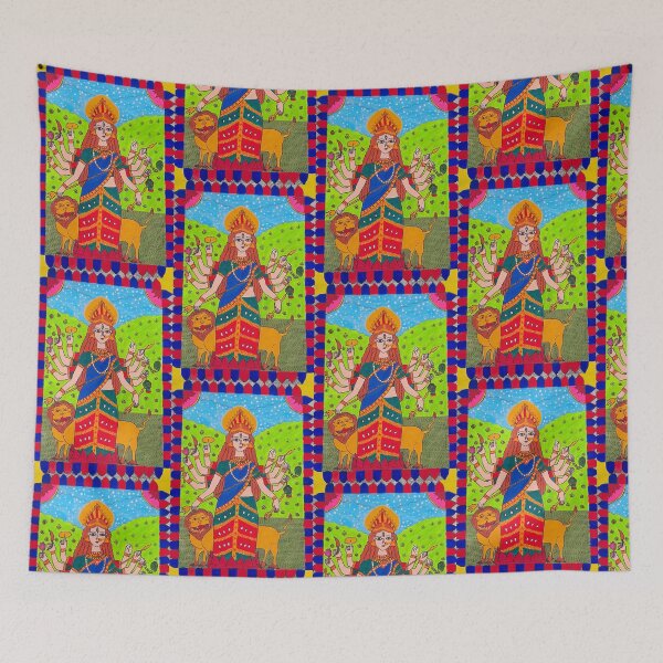 Item preview, Maa Durga designed and sold by Kiruthikaarts.