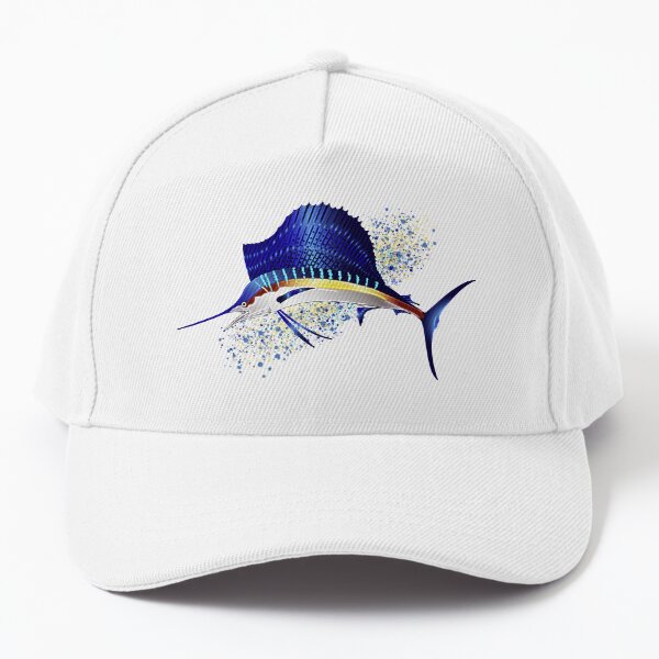 Sombrero de papá bordado de pescado, gorra gráfica de pesca