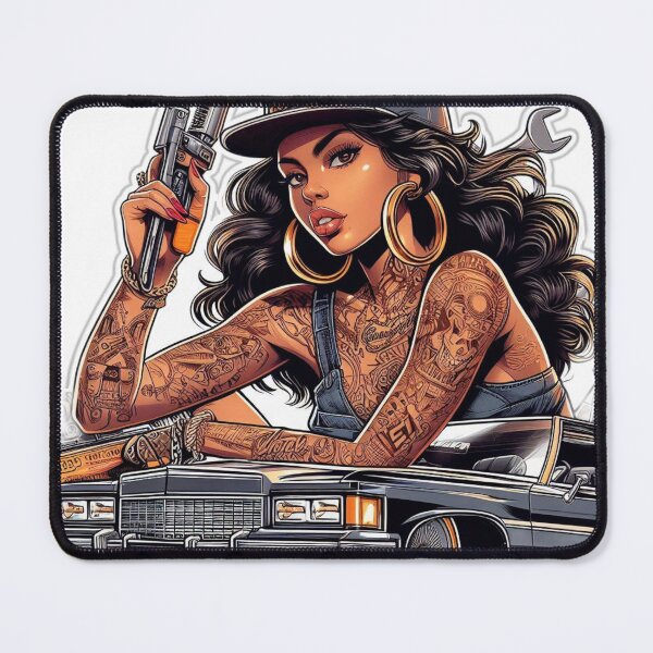 Item preview, Lowrider Girl designed and sold by obviouslogic.