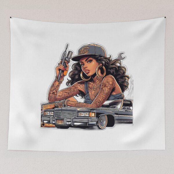 Item preview, Lowrider Girl  designed and sold by obviouslogic.