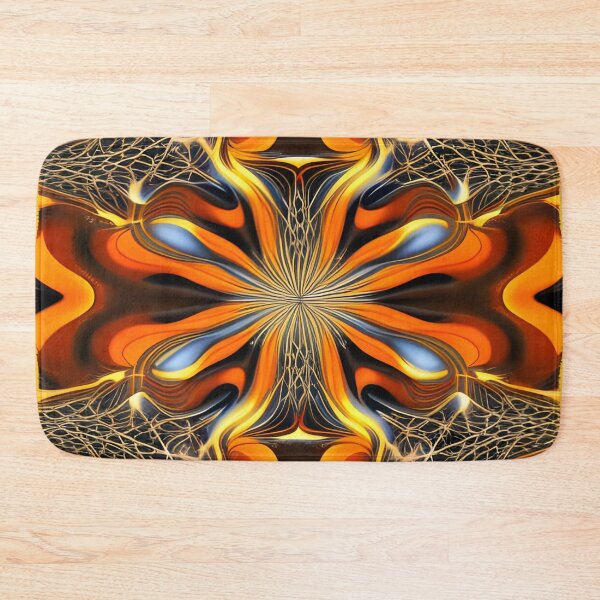 Item preview, Orange Sunburst Pattern designed and sold by Paw's Arts.