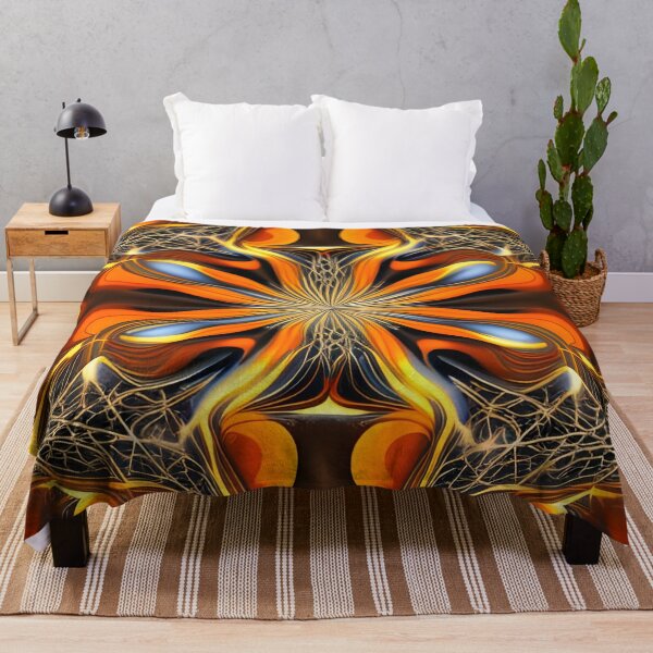 Item preview, Orange Sunburst Pattern designed and sold by Paw's Arts.