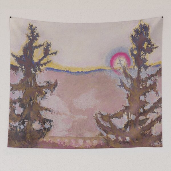 Item preview, Kolo Moser,Semmering landscape,1913 designed and sold by NouveauEra.