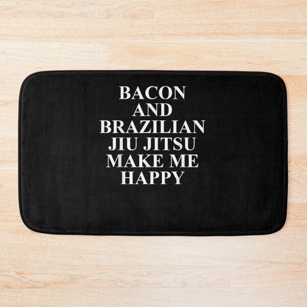 Item preview, Funny Brazilian Jiu Jitsu Bacon and Jiujitsu Make Me Happy designed and sold by ETIndustries.