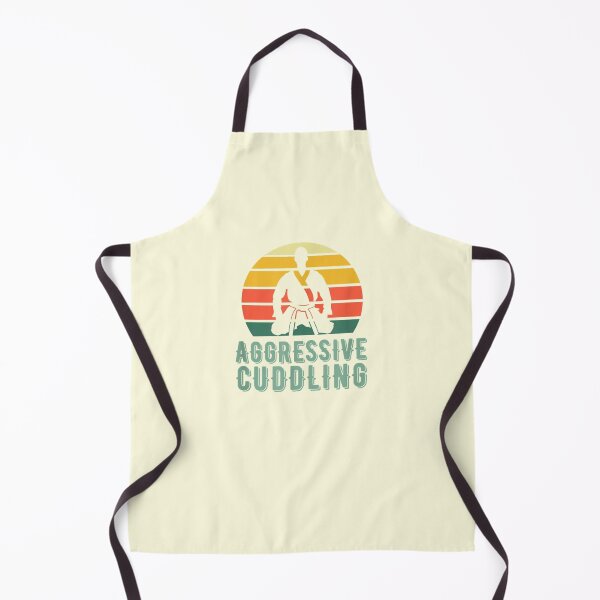 Item preview, Funny Vintage Retro sunset Jiujitsu aggressive cuddling designed and sold by ETIndustries.