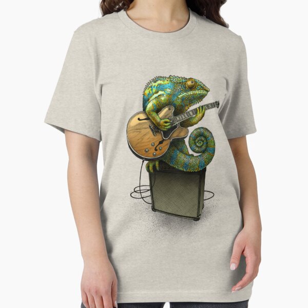 Vista previa del artículo con la obra «Chameleon Plays the Blues... además de algunos otros colores», diseñado y vendido por Nipalbukani.