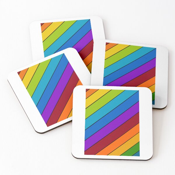 Item preview, Rayas diagonales del arco iris designed and sold by TheGalactiCats.