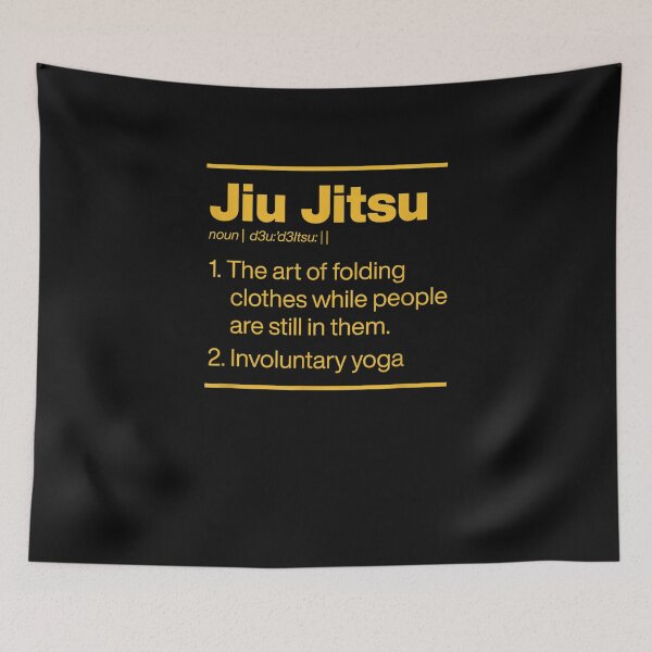 Item preview, Funny Jiujitsu definition | The Art of Folding Clothes designed and sold by ETIndustries.