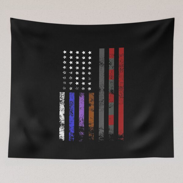 Item preview, Cool Jiujitsu Vintage American Flag Jiujitsu belts designed and sold by ETIndustries.