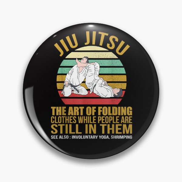 Item preview, Funny Vintage jiu jitsu The Art of Folding Clothes designed and sold by ETIndustries.
