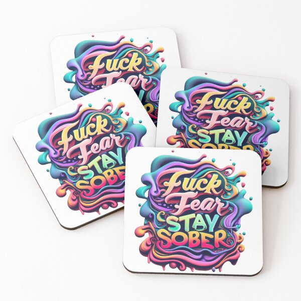 Item preview, Sobriety Mug - Fuck Fear, Stay Sober | SoberSips Collections designed and sold by SoberSips.