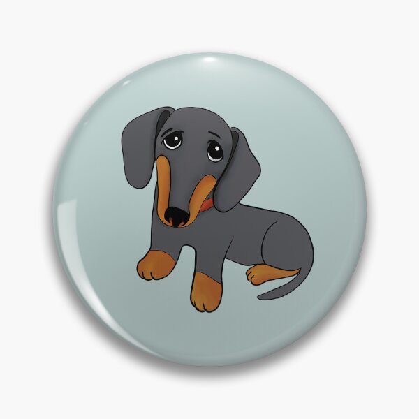 Item preview, Dachshund dog cartoon drawing  designed and sold by Beerich888.