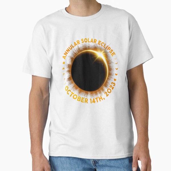 Item preview, Annular Solar Eclipse 2023 Shirt, Ring of Fire, America Annularity Fall, October 14 2023, Moon Astronomy, Solar Eclipse Souvenir Gift designed and sold by PeytoAnni.