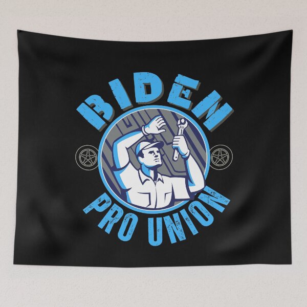 Item preview, Biden Pro Union Vote Democratic Political Design designed and sold by EarthArtDesigns.