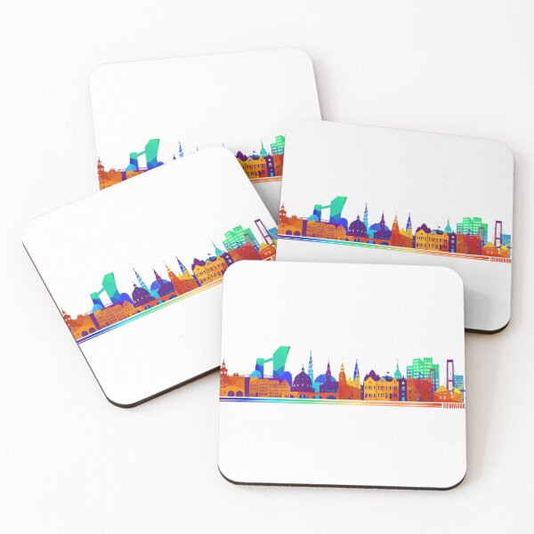 Item preview, Denmark Colorful Skyline designed and sold by royumi.