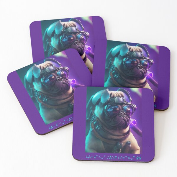 Item preview, Pug Cyberpunk Soldier 103 designed and sold by RedBluffTraders.