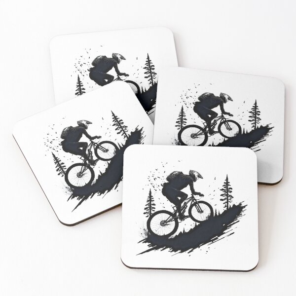 Item preview, "Pedals and Peaks: An Artistic Rendering of a Mountain Bike Adventure" designed and sold by Best-Art-32.
