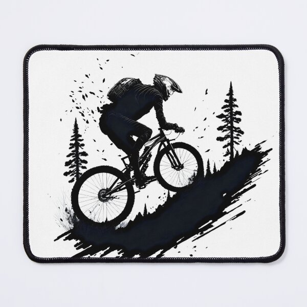 Item preview, "Pedals and Peaks: An Artistic Rendering of a Mountain Bike Adventure" designed and sold by Best-Art-32.