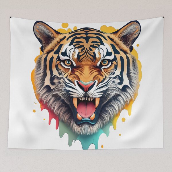 Item preview, Tiger head designed and sold by Windness Zao.